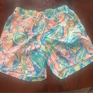 Lilly Pulitzer Men's Capri Swim Trunks S